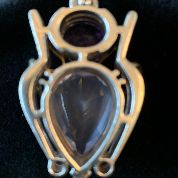 Silver amethyst, quartz, sapphire enhancer - Picture 2 of 3